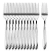 A set of twelve stainless steel forks arranged in a row against a white background. Produktbild-Vorschau