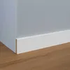 Sockelleiste Massivholz 10 x 60 x 2400 mm Weiß zum Kleben, Produktbild-Vorschau 2