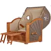 Strandkorb-Set - bene living - Königssee Teak - PE grau- Produktbild-Vorschau 8