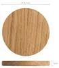 DUBOVÁ PODLOŽKA POD POHÁR A ŠÁLKU, KRUHOVÁ, SADA 6 KS, 9 cm Náhľad obrázku produktu 3