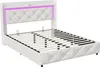 Polsterbett 160x200 mit LED-Beleuchtung und Aufladen USB, Produktbild-Vorschau 11