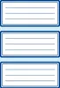 Buchetiketten 76x35mm HS blauer Rand VE=6 Blatt Produktbild-Vorschau 6