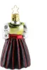 INGE-GLAS Weihnachts-Anhänger grünes Dirndl | IG-1-045-12 Produktbild-Vorschau 3