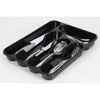 Besteckkasten schwarz Besteckeinteiler Besteckbox Produktbild-Vorschau 3