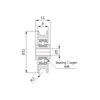 Metallrolle Ø 30 mm für Tore für Rohr (RJR-30/6L) Produktbild-Vorschau 3