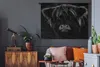 MuchoWow® Wandteppich Wandbehang Vorderansicht Nahaufnahme Produktbild-Vorschau 5