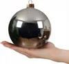 Bruchfeste Outdoor XXL Weihnachtskugel Silberfarben Ø 25 cm Produktbild-Vorschau 5