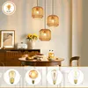 ZMH Pendellamp Boho, hanglamp van riet, verstelbare hoogte, Productafbeelding-voorbeeld 5
