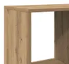 vidaXL Artisan dubová knihovna 137,5x29x137,5 cm materiál Náhled obrázku produktu 6