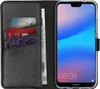 Selencia Echtleder Klapphülle Huawei P20 Lite - Schwarz Produktbild-Vorschau 1