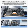Auto Ventilator Rücksitz Akku, Doppelkopf USB Lüfter mit Produktbild-Vorschau 4