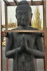 Schöner Buddha Begrüßung groß aus Steinguss perfekt für den Produktbild-Vorschau 3