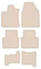 DURBAN Beige Velours-Fußmatten-Set für Nissan Qashqai +2 Produktbild-Vorschau 1