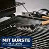 Set di posate da barbecue con manici in legno - Con borsa Anteprima dell’immagine prodotto 7