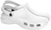 A pair of white clogs on a white background. Produktbild-Vorschau