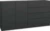 Kommode "Vaasa" 152cm, schwarz-matt Produktbild-Vorschau 3