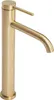 A high-rise bathroom faucet in a brushed gold finish. Náhľad obrázku produktu