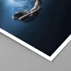 Poster - Poster ohne Rahmen - Tauchen Frau Wellen - 100x70 Produktbild-Vorschau 2