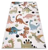 Tapis FUN Dino pour enfants Dinosaures crème multicolore Voir les images du produit 1