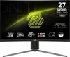 A marketing image for an MSI gaming monitor, showcasing its features and specifications. Produktbild-Vorschau