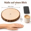 Holzscheiben 8 Stück, Baumscheiben 16-17cm, Naturholz Produktbild-Vorschau 12