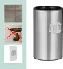 Relaxdays Toilettenbürste Wandmontage, zum Kleben, HxBxT: Produktbild-Vorschau 6