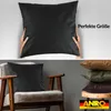 Kissenbezug Kunstleder Schwarz 50x50cm Dekokissen Produktbild-Vorschau 3