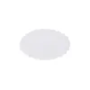 A white, oval-shaped doily with a scalloped edge is shown on a white background. Anteprima dell’immagine prodotto