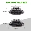 Plattenlager PRO mit Gefälleausgleich bis zu 7% für Produktbild-Vorschau 2