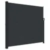 vidaXL Seitenmarkise Ausziehbar Schwarz 180x500 cm Produktbild-Vorschau 1