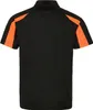 AWDis Cool - Polo da uomo PC7061 (L) (Nero pece/Arancione) Anteprima dell’immagine prodotto 2