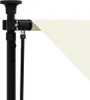 vidaXL Marquise rétractable Crème 300x150 cm Tissu et acier Voir les images du produit 6