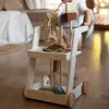 Mamabrum Holz-Reinigungswagen für Kinder, Lauflernwagen mit Produktbild-Vorschau 6