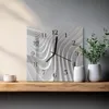 Tulup Glasuhr Wanduhr Küchenuhr Echt-Glas 30x30 cm Modern Produktbild-Vorschau 2