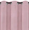 A close-up view of a pink curtain with grommets. Náhľad obrázku produktu