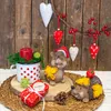 Herbst Igel Figuren 2er-Set aus Polyresin 10-15 cm Produktbild-Vorschau 2