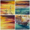 Bild auf Leinwand - Leinwandbild - Meer Welle Boot - Produktbild-Vorschau 8