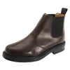 A single brown leather Chelsea boot is shown against a white background. Anteprima dell’immagine prodotto