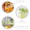 A collage of images showcasing different aspects of glassware, including drinks and descriptive text. Produktbild-Vorschau