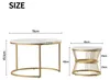 Fortuna Lai Couchtisch 2 in 1 Satztische in Marmoroptik 2er Produktbild-Vorschau 7
