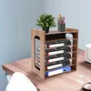 7 přihrádek na dokumenty Dřevěný kancelářský organizátor Náhled obrázku produktu 4