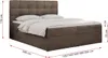 MKS MEBLE Boxspringbett 180x200 mit Matratze, Bett mit Produktbild-Vorschau 6