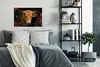 MuchoWow® Poster Kuh - Blumen - Tiere - Braun 90x60 cm - Produktbild-Vorschau 4