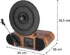 auna Verticalo SE DAB, retro gramofón, DAB+, FM tuner, USB, Náhľad obrázku produktu 9