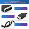 HDMI auf zu SCART Konverter Kabel Video Audio Adapter Produktbild-Vorschau 5