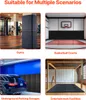 Collage of four images showing different scenarios where wall padding can be used: a gym, a basketball court, an underground parking garage, and an entertainment facility. Anteprima dell’immagine prodotto