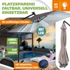 KESSER® Ampelschirm Holly Sonnenschirm Rechteckig mit und Produktbild-Vorschau 4