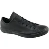 A black leather Converse Chuck Taylor All Star low-top sneaker is shown against a white background. Náhled obrázku produktu