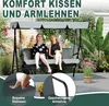 UISEBRT Balancelle hollywoodienne 3 places anthracite, Voir les images du produit 6
