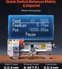 VEVOR sústruh na kov 220x450 mm stolový sústruh Automatický Náhľad obrázku produktu 2